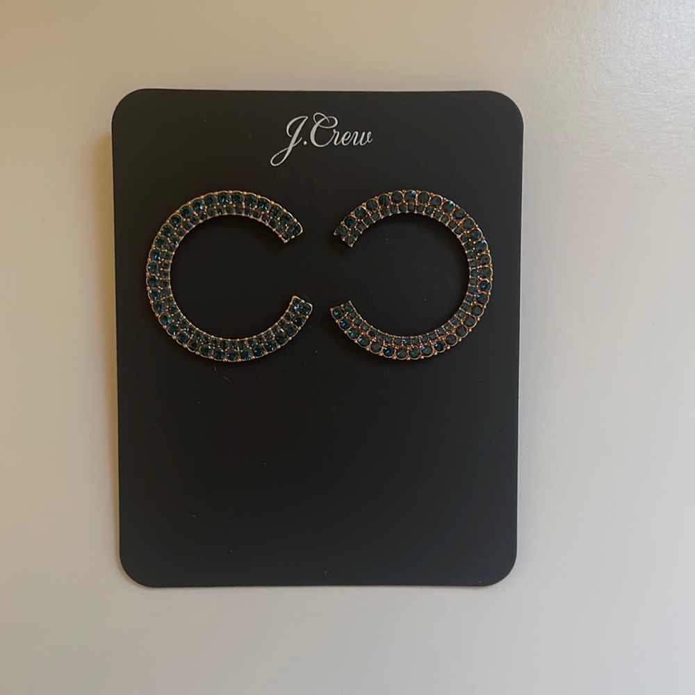 J.crew open circle earrings